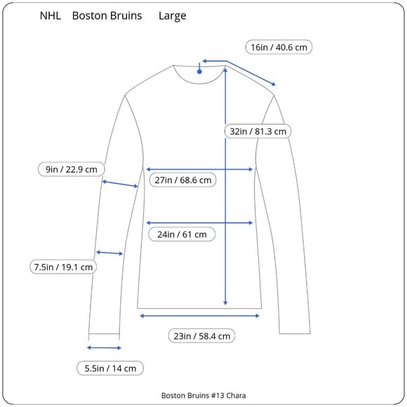 NHL Official Licensed Product Large Chara #33 Black Gold Boston Bruins Jersey - Picture 2 of 12